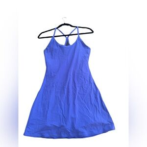 Outdoor Voices Blue Athletic Strappy Mini Dress with built in shorts